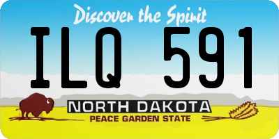 ND license plate ILQ591