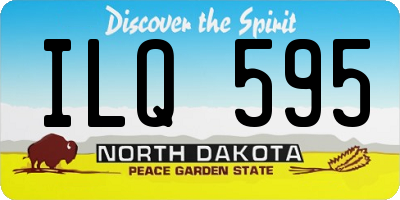 ND license plate ILQ595
