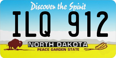 ND license plate ILQ912
