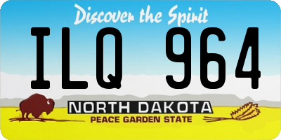 ND license plate ILQ964