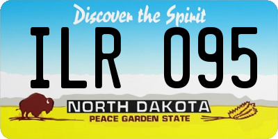 ND license plate ILR095
