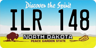 ND license plate ILR148