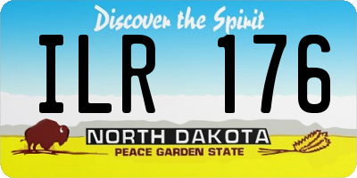 ND license plate ILR176