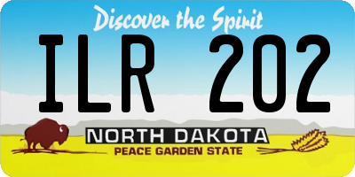 ND license plate ILR202