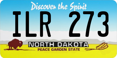ND license plate ILR273