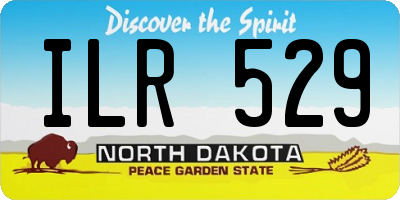 ND license plate ILR529