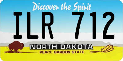 ND license plate ILR712