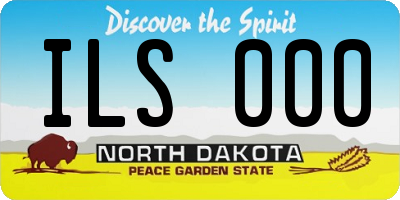 ND license plate ILS000
