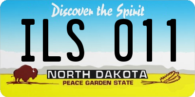 ND license plate ILS011