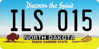 ND license plate ILS015