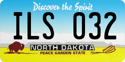 ND license plate ILS032