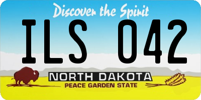 ND license plate ILS042