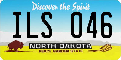 ND license plate ILS046