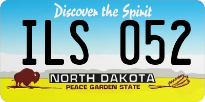ND license plate ILS052