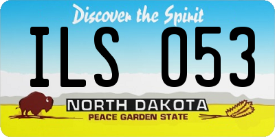 ND license plate ILS053