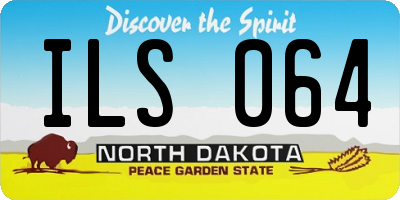 ND license plate ILS064
