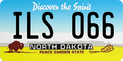 ND license plate ILS066