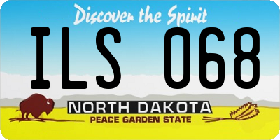 ND license plate ILS068