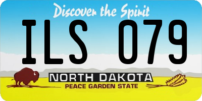 ND license plate ILS079