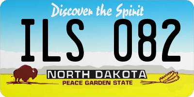 ND license plate ILS082