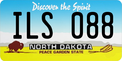 ND license plate ILS088