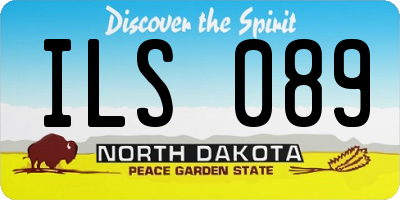 ND license plate ILS089