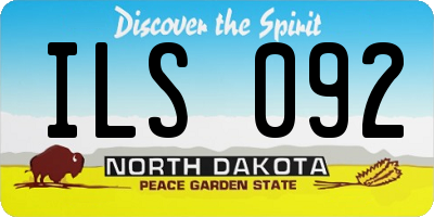 ND license plate ILS092