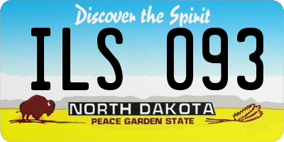 ND license plate ILS093