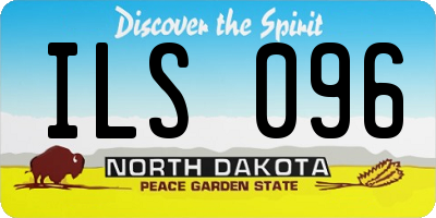 ND license plate ILS096
