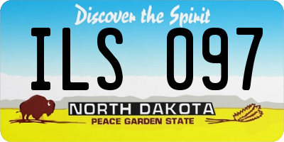 ND license plate ILS097