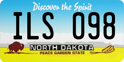 ND license plate ILS098