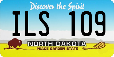 ND license plate ILS109