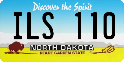 ND license plate ILS110