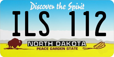 ND license plate ILS112