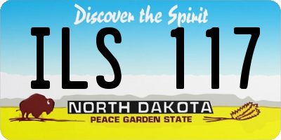 ND license plate ILS117