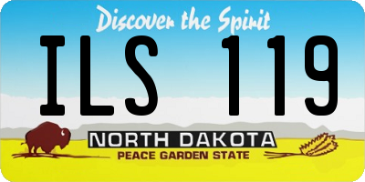 ND license plate ILS119