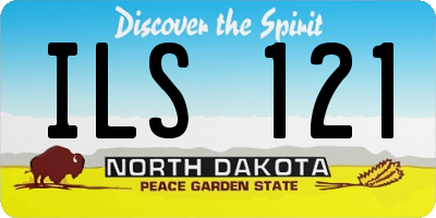 ND license plate ILS121