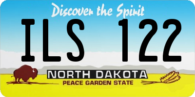 ND license plate ILS122