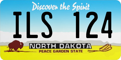 ND license plate ILS124