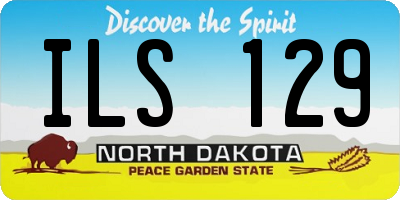 ND license plate ILS129