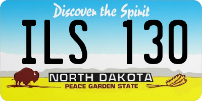ND license plate ILS130