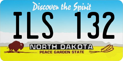 ND license plate ILS132