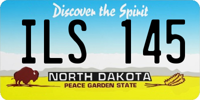 ND license plate ILS145