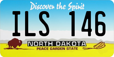 ND license plate ILS146