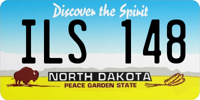 ND license plate ILS148