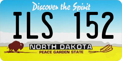 ND license plate ILS152