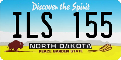 ND license plate ILS155