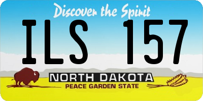 ND license plate ILS157