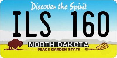 ND license plate ILS160