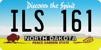 ND license plate ILS161